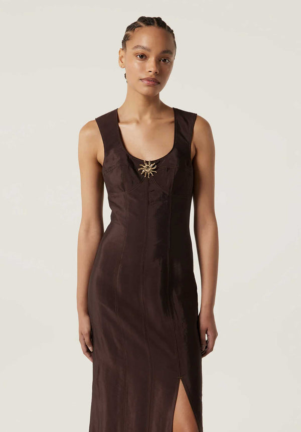 Rue Madam Dress Runa Marron