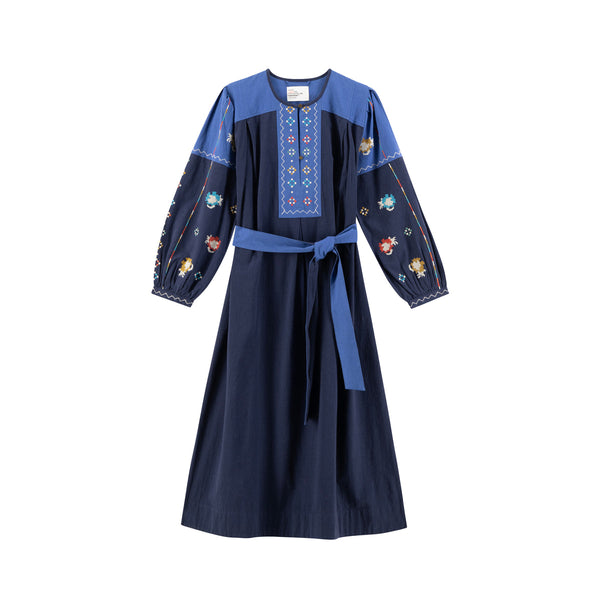 rue madam Dress Ruoki Tc139 Brd Blue