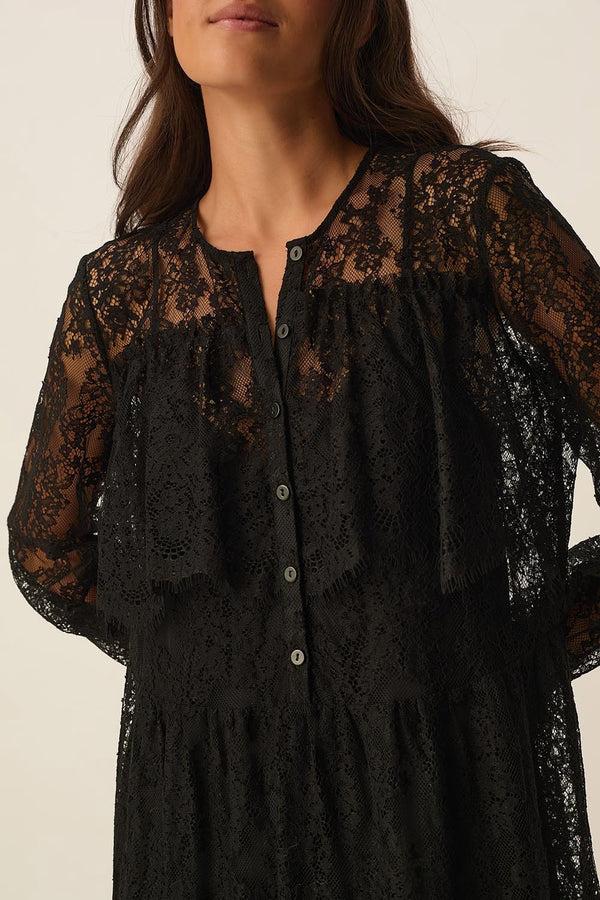 Rue Madam Dress Sandy Noir