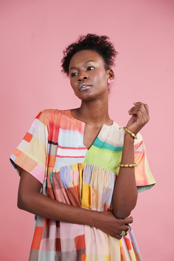 Rue Madam Dress Short Dress Rainbow