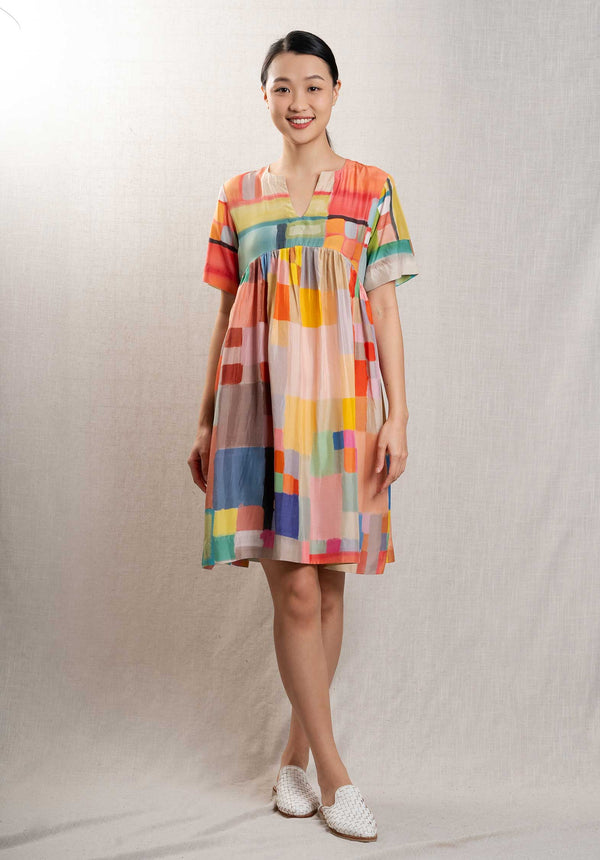 Rue Madam Dress Short Dress Rainbow