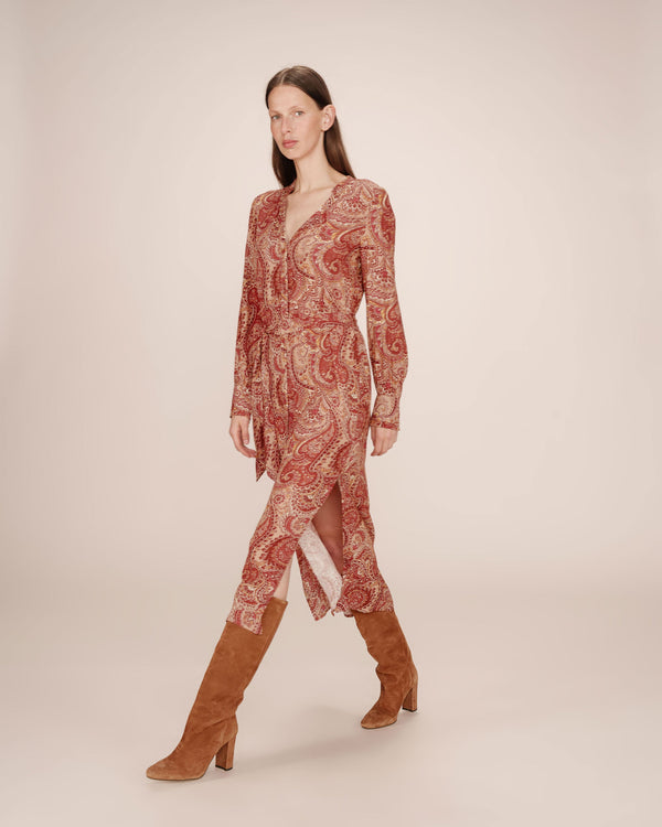 Rue Madam Dress Source Terracotta
