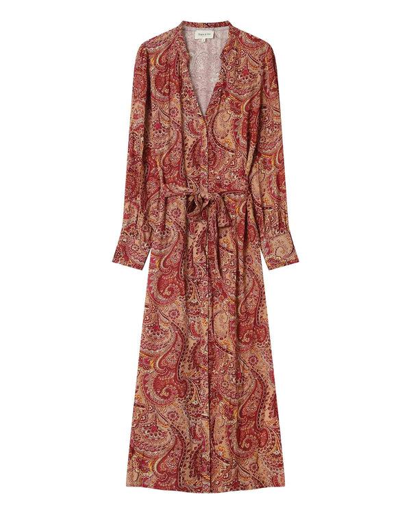Rue Madam Dress Source Terracotta