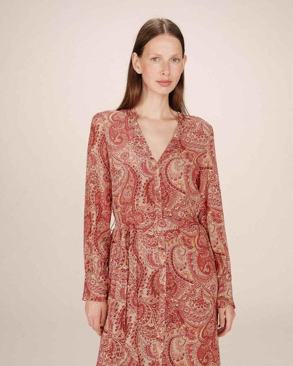 Rue Madam Dress Source Terracotta