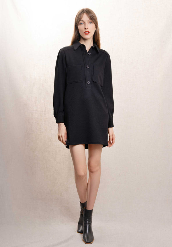 rue madam Dress Swinging Black