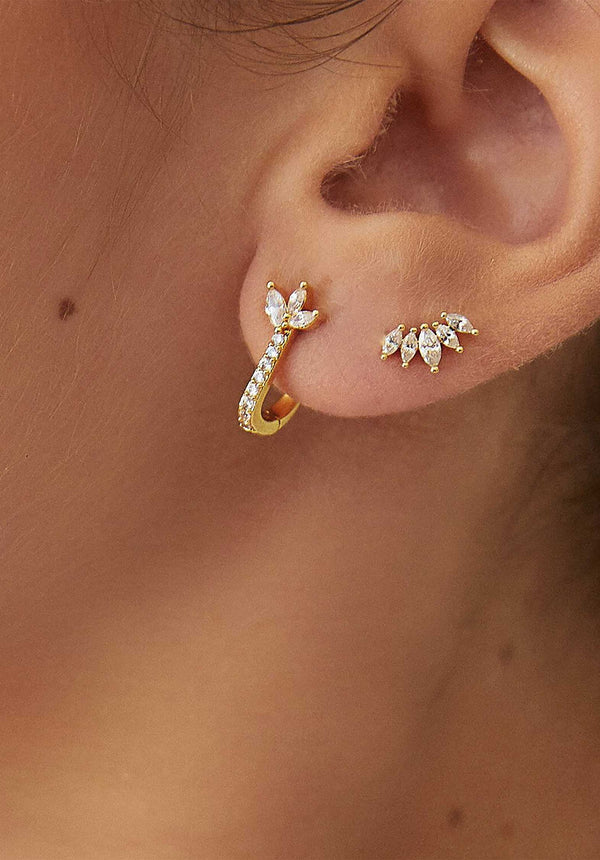 Rue Madam Earring Bo-188g Gold