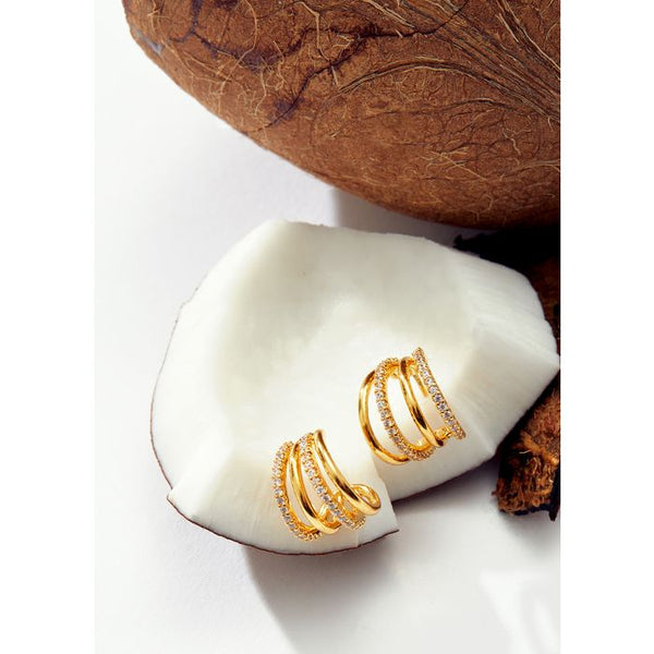 Rue Madam Earring Bo-266g Gold