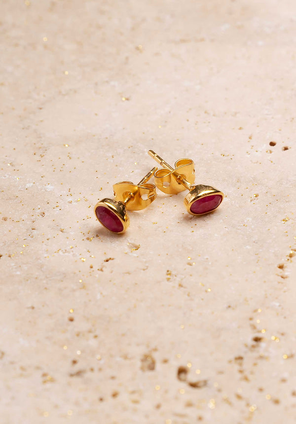 rue madam Earring Bopp6 Rubis