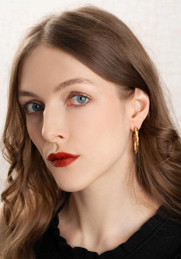 rue madam Earring Carme Earrings Gold