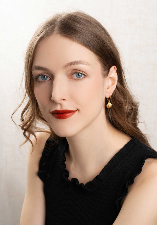 rue madam Earring Cristalline Ear Gold