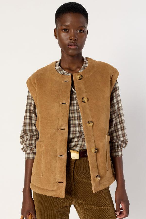 Rue Madam Fur Dcz17c004 Camel