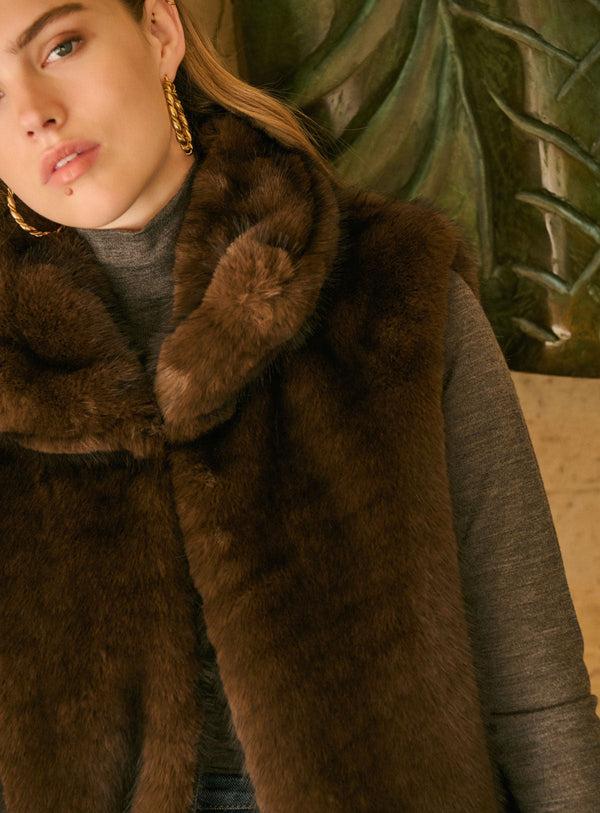 Rue Madam Gilet 225ozan Chocolat