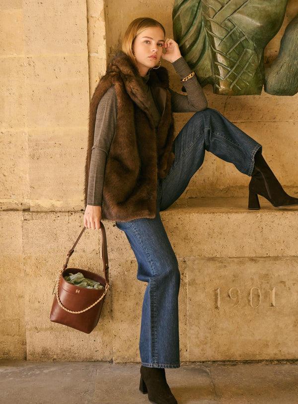 rue madam Gilet 225ozan Chocolat