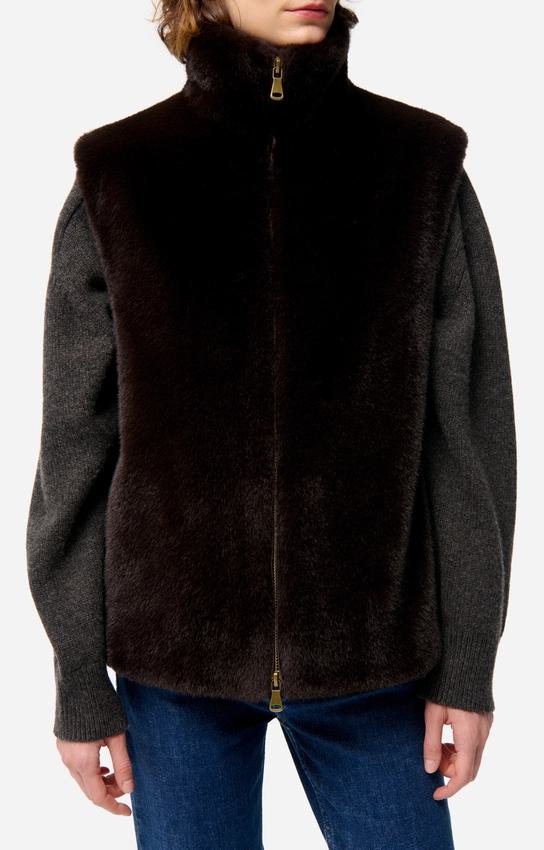 Rue Madam Gilet 5hva39-v03743 Brun