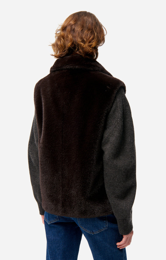 Rue Madam Gilet 5hva39-v03743 Brun