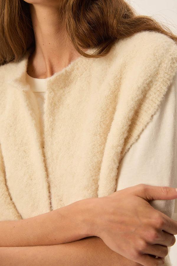 Rue Madam Gilet Achille Gilet Creme