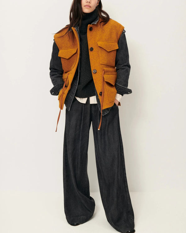 rue madam Gilet Bowery Mango