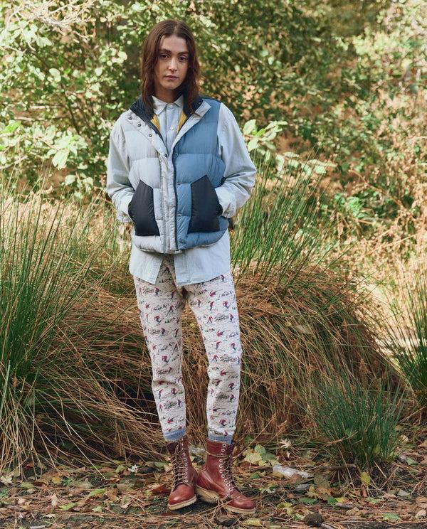 rue madam Gilet Polar Vest Navy-Colorblock