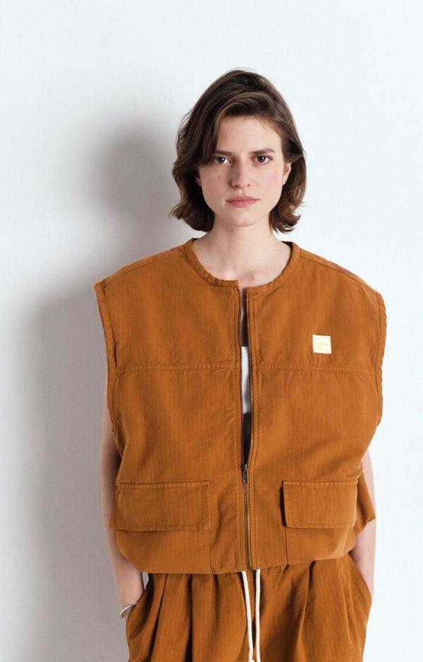 rue madam Gilet Ryg16b Cannelle