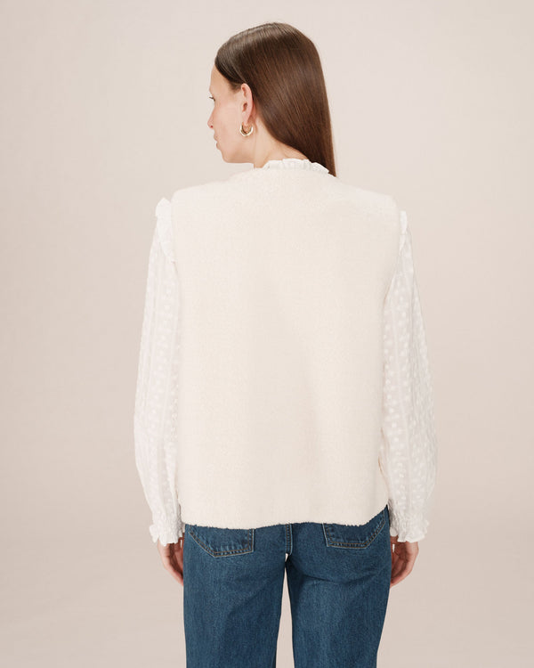 Rue Madam Gilet Sinatra Ecru