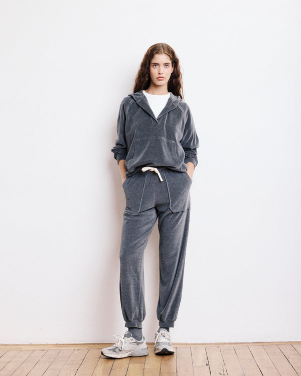 Rue Madam Hoodie Tag Hood Bety506 01-Dark-Grey