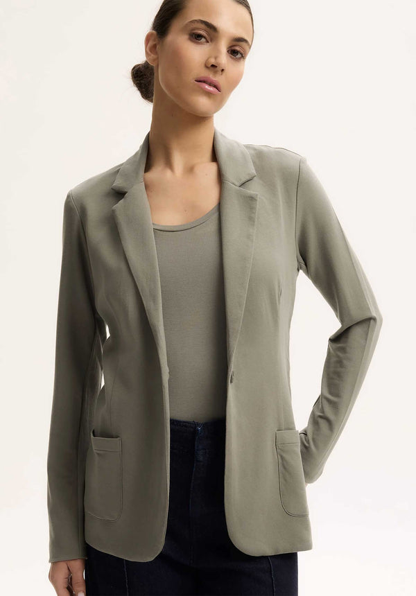 Rue Madam Jacket 003-fve046 Kaki-Army