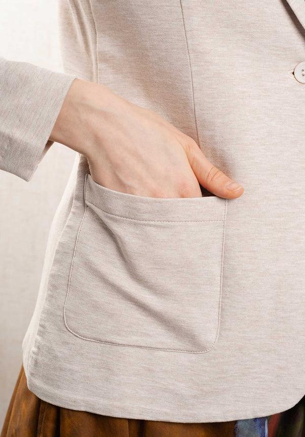 Rue Madam Jacket 004-fve046 Raw-White-Chine