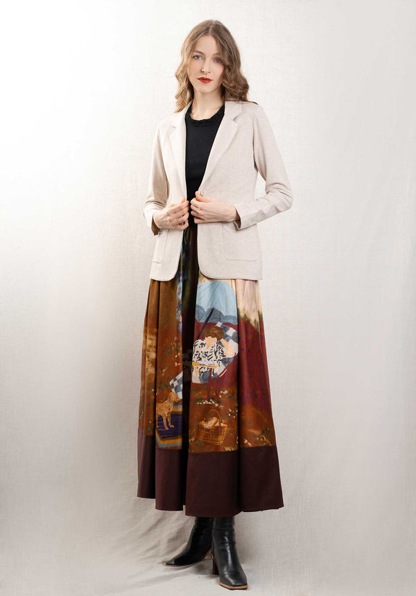 Rue Madam Jacket 004-fve046 Raw-White-Chine