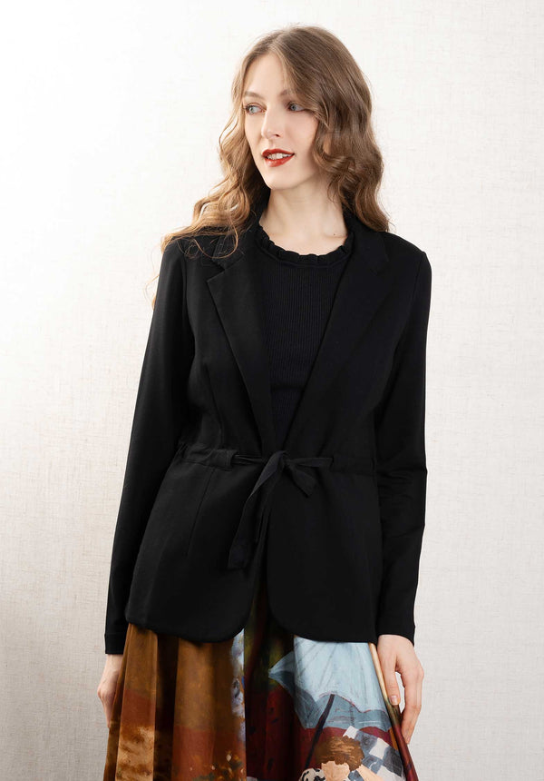 rue madam Jacket 004-fve175 Black