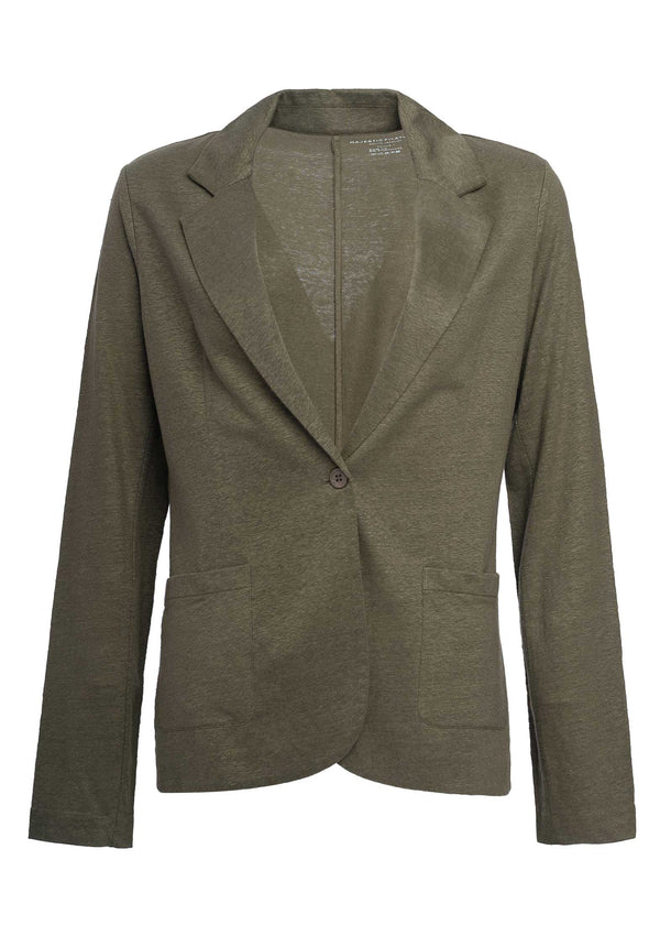rue madam Jacket 011-fve046 Lichen