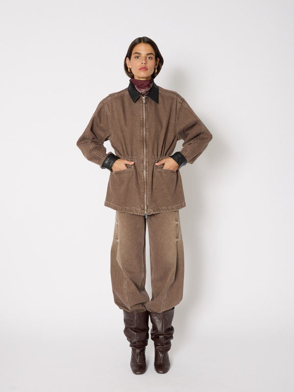 Rue Madam Jacket 21vivienne Brown-Denim