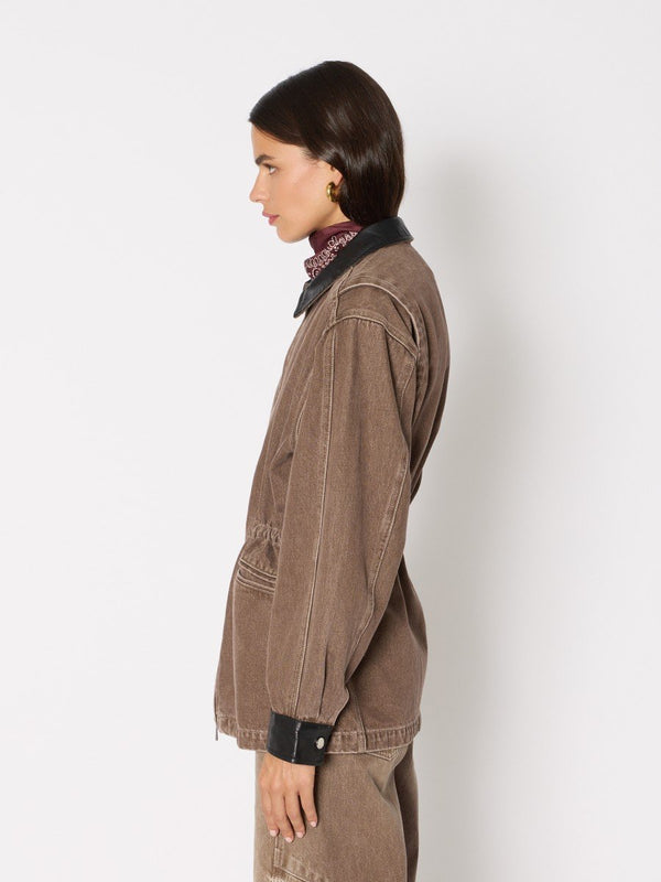 Rue Madam Jacket 21vivienne Brown-Denim