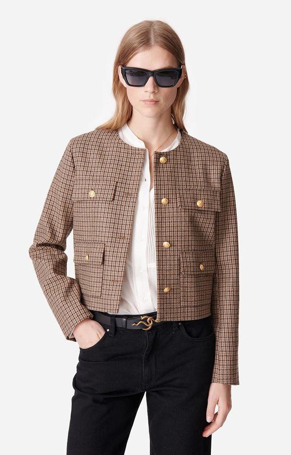 rue madam Jacket 4hva64-v02712 Camel