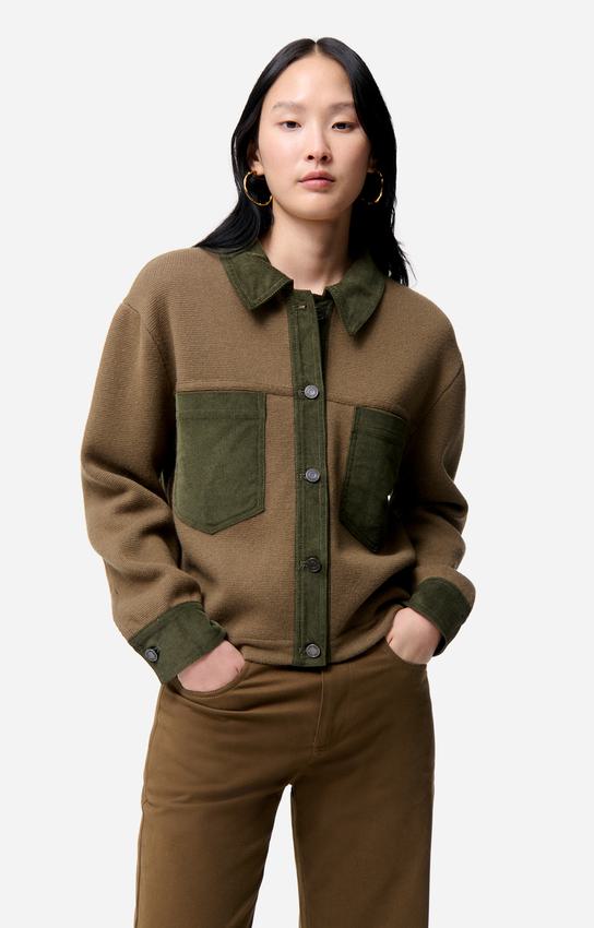 rue madam Jacket 4hvc09-v03351 Kaki