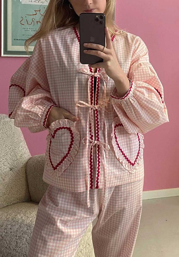 Rue Madam Jacket Astrid Pink-Checks