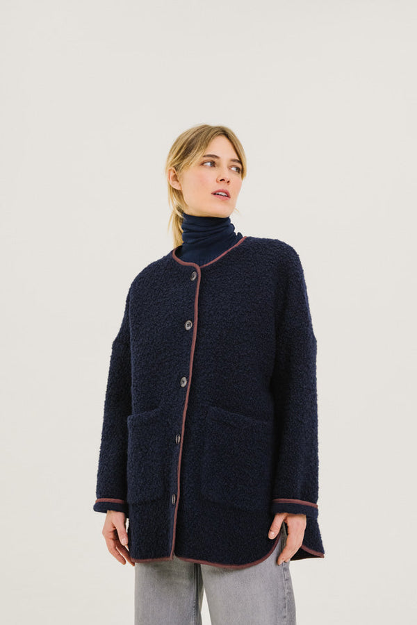 Rue Madam Jacket Bari Navy Bleu