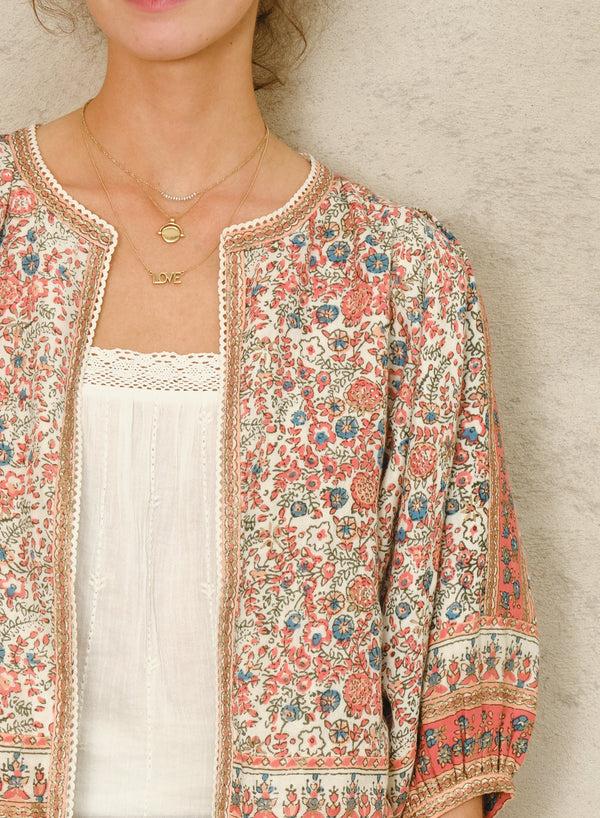 Rue Madam Jacket Cass Print Jkt Coral