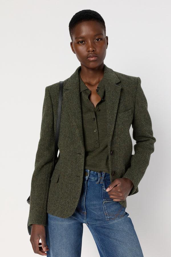 Rue Madam Jacket Dcv21c070 Khaki-Green