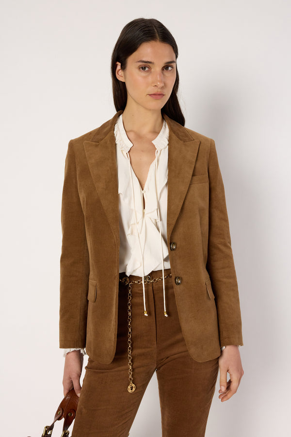 Rue Madam Jacket Dcv32c095 Caramel