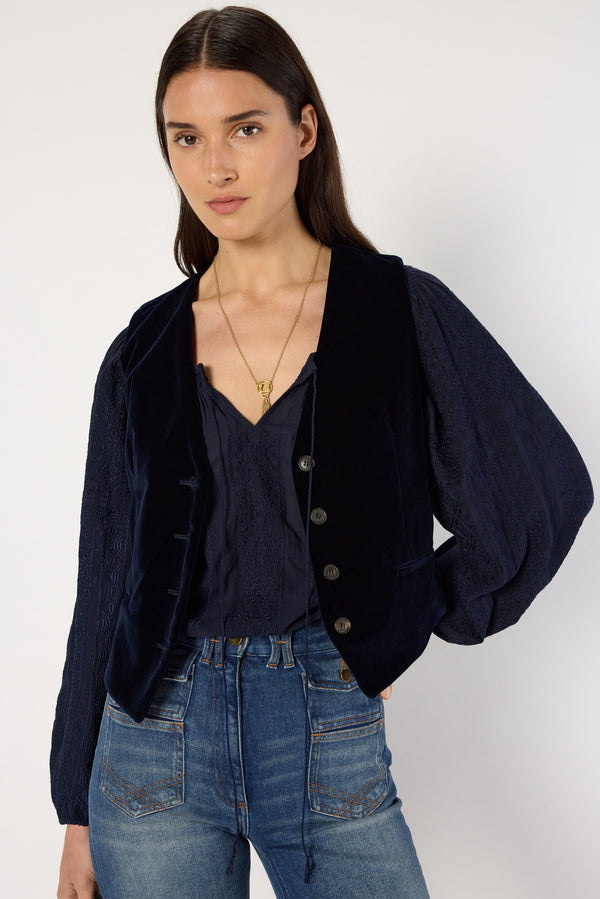 Rue Madam Jacket Dcv41c091 Navy