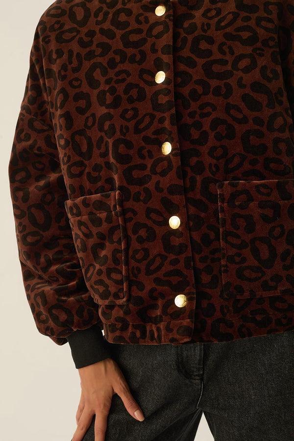Rue Madam Jacket Hilda Leopard