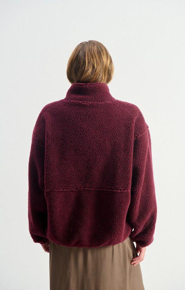 Rue Madam Jacket Hok16c Bordeaux-Chine