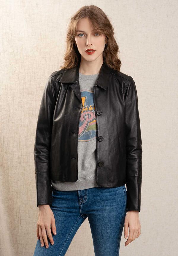 rue madam Jacket Lexia 0501-Black