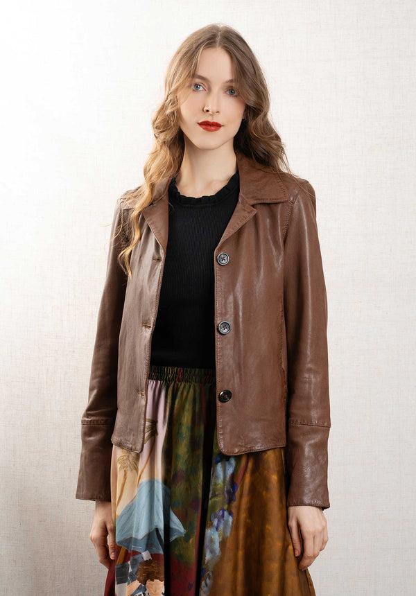 Rue Madam Jacket Lexia 0515-Tan