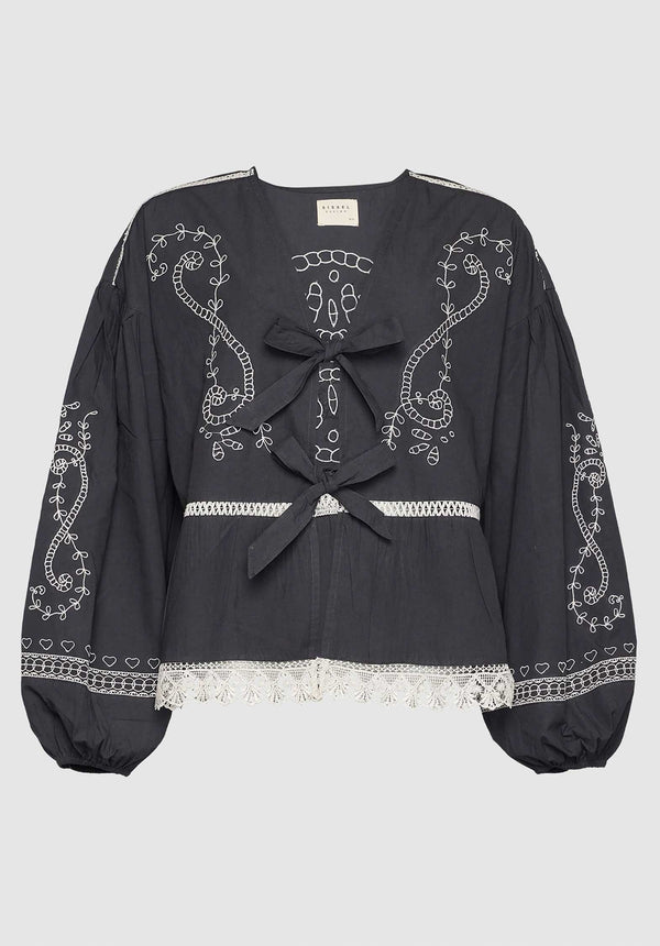 rue madam Jacket Lia Top Asphalt