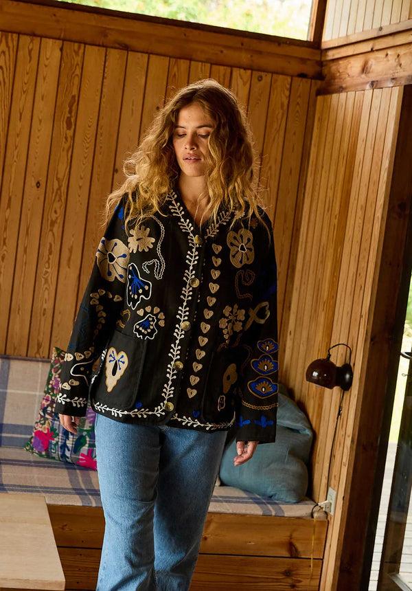 Rue Madam Jacket Maggie Suzani Asphalt