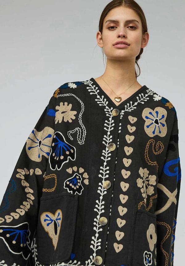 Rue Madam Jacket Maggie Suzani Asphalt