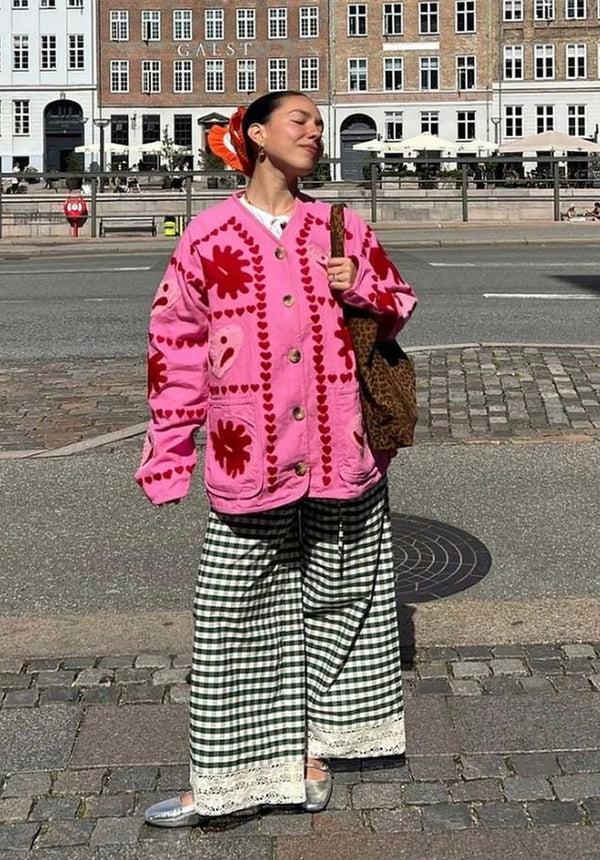 Rue Madam Jacket Maggie Suzani Rose-Heart