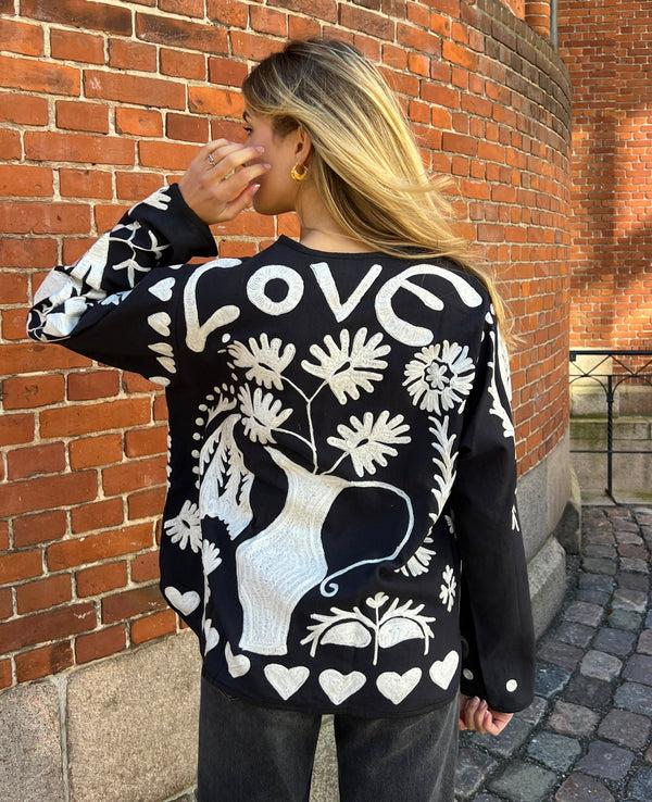 Rue Madam Jacket Maggie Suzani Salt-Pepper