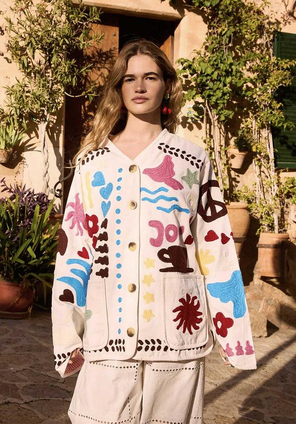 Rue Madam Jacket Maggie Suzani Swan-Peace